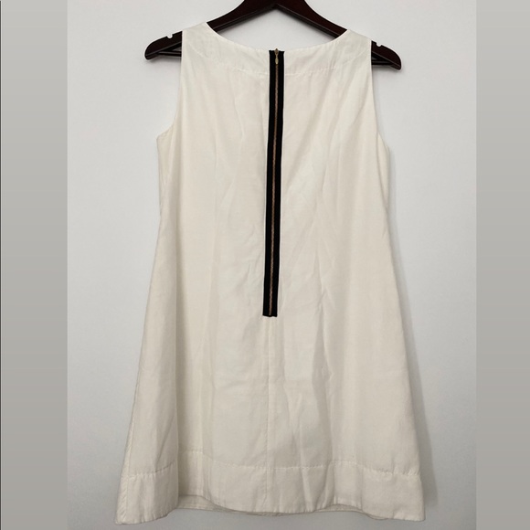 Phoebe Couture Embellished White Shift Cocktail Dress - Picture 4 of 14